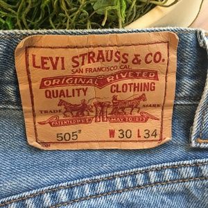 Levi’s 505 size 30x34